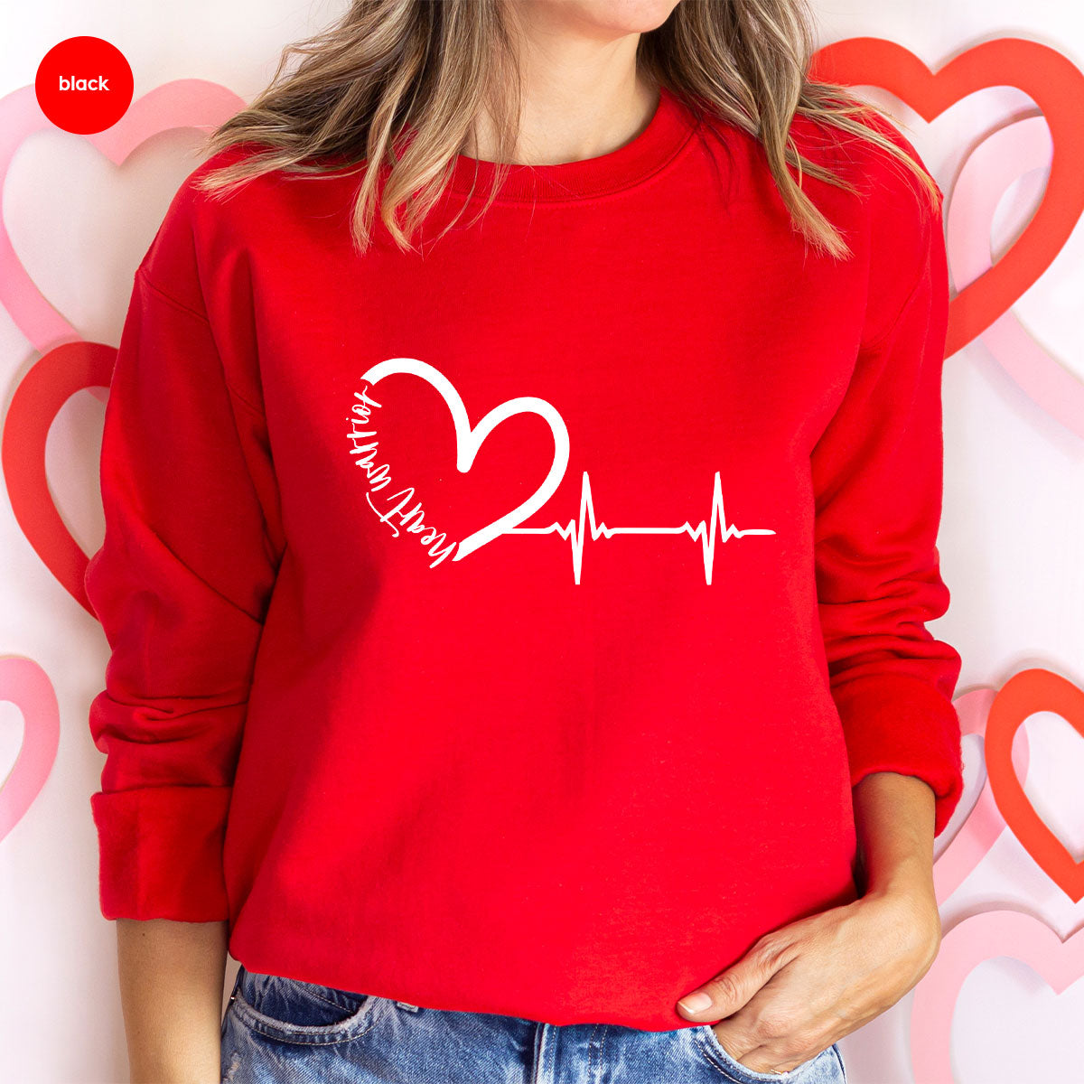 Heart Shirt, Valentine's Day T-Shirt, Valentine's Day Heart Tee