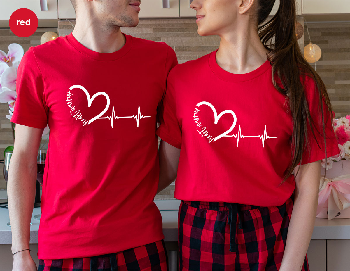 Heart Shirt, Valentine's Day T-Shirt, Valentine's Day Heart Tee