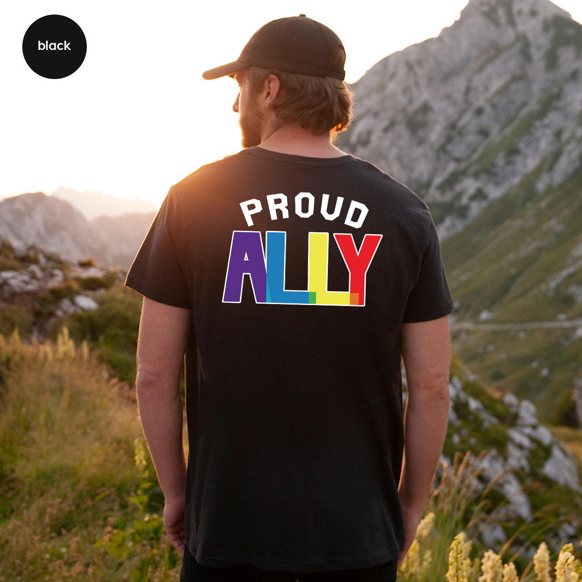 Proud Ally Shirt, LGBT Ally T-Shirt, LGBT Proud Tee