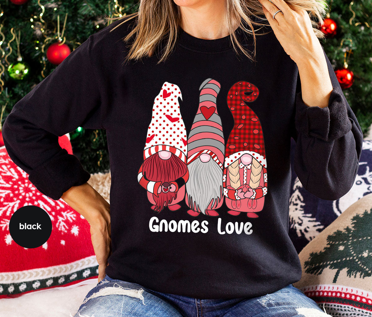 Gnomes Love Shirt, Love 4ever Shirt, Best Love T-Shirt, Valentine's Day Shirt 2023