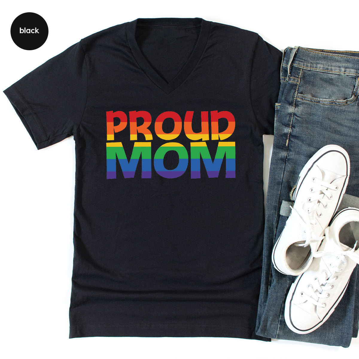 Proud Mom Shirt, LGBT Mom T-Shirt, LGBT Proud Tee