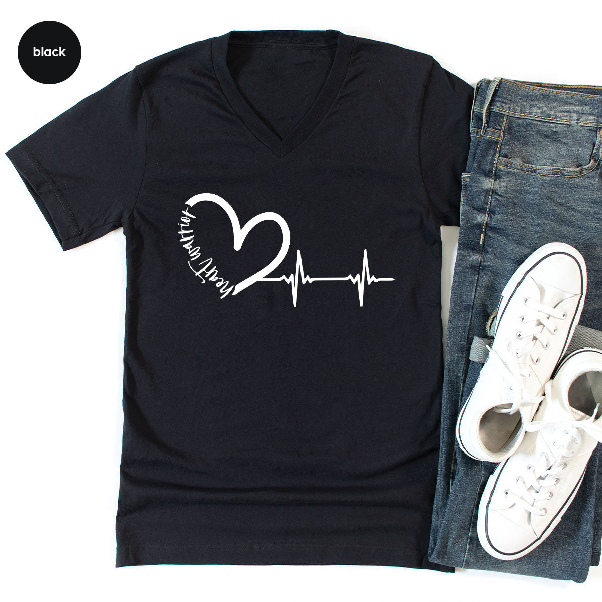 Heart Shirt, Valentine's Day T-Shirt, Valentine's Day Heart Tee