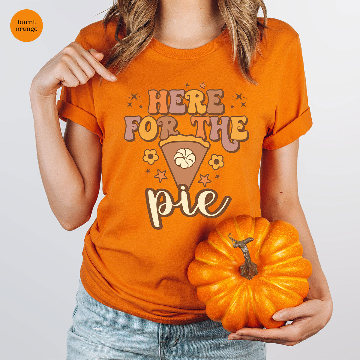 Here For The Pie Shirt, Funny Halloween Shirt, Cute Halloween Hoodie and Sweatshirt