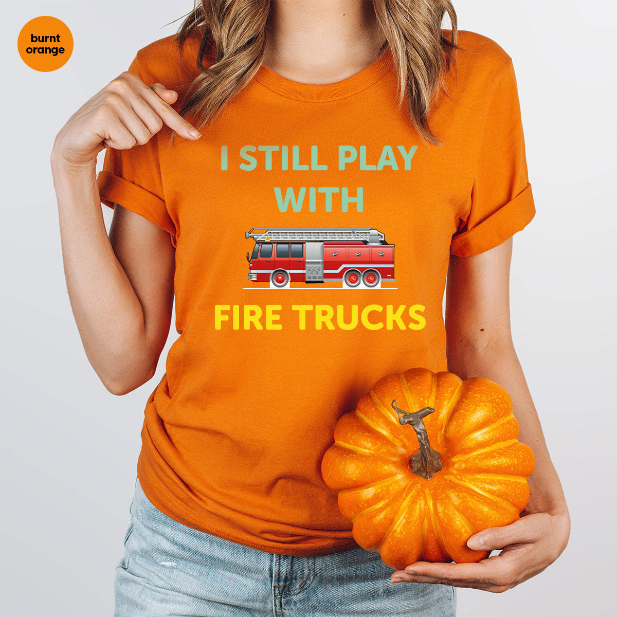 Fire Truck Shirt, Funny Fire Fighter T-Shirt, Fireman Tee