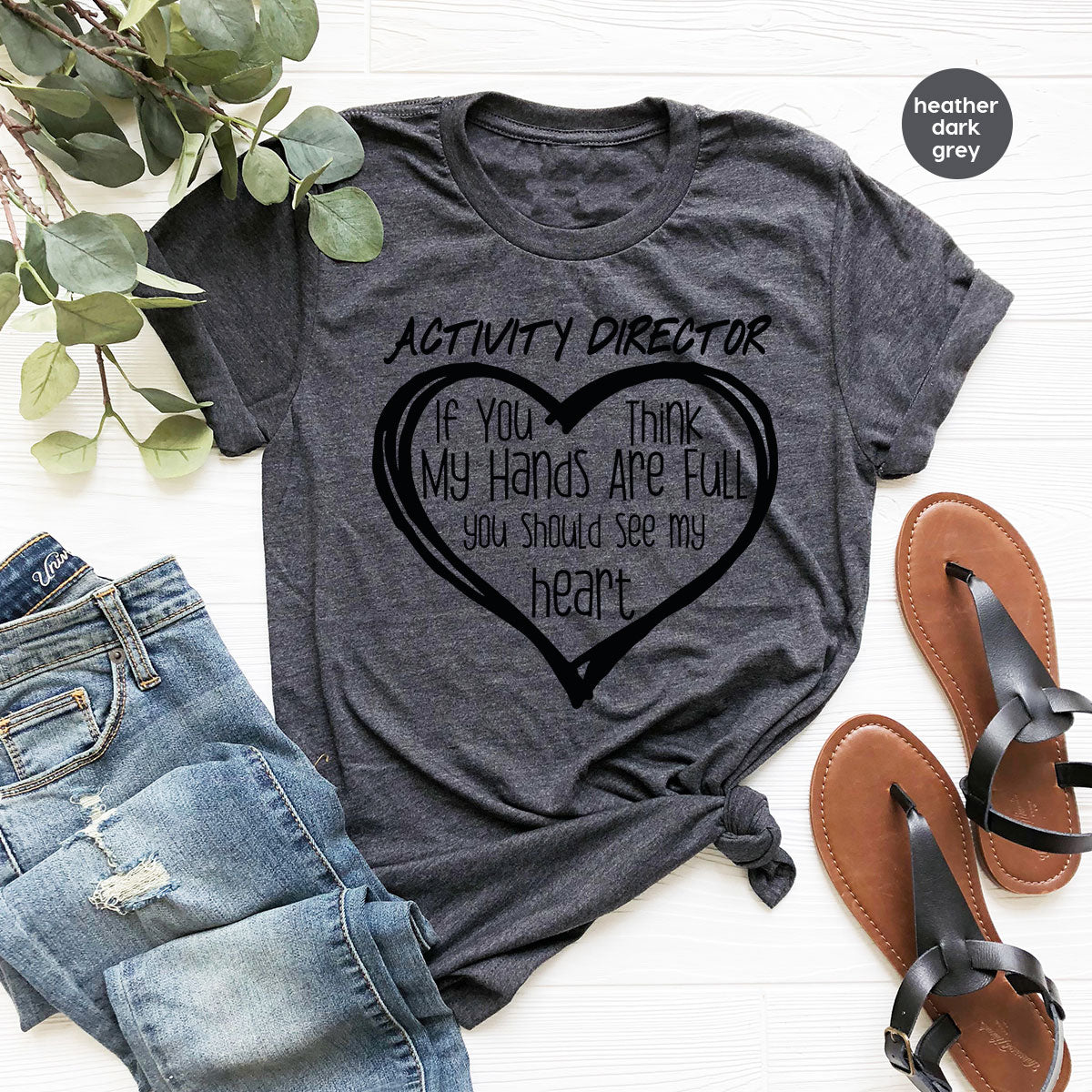 Activity Director Shirt, Love Shirt, Heart Shirt, Gift For Couples