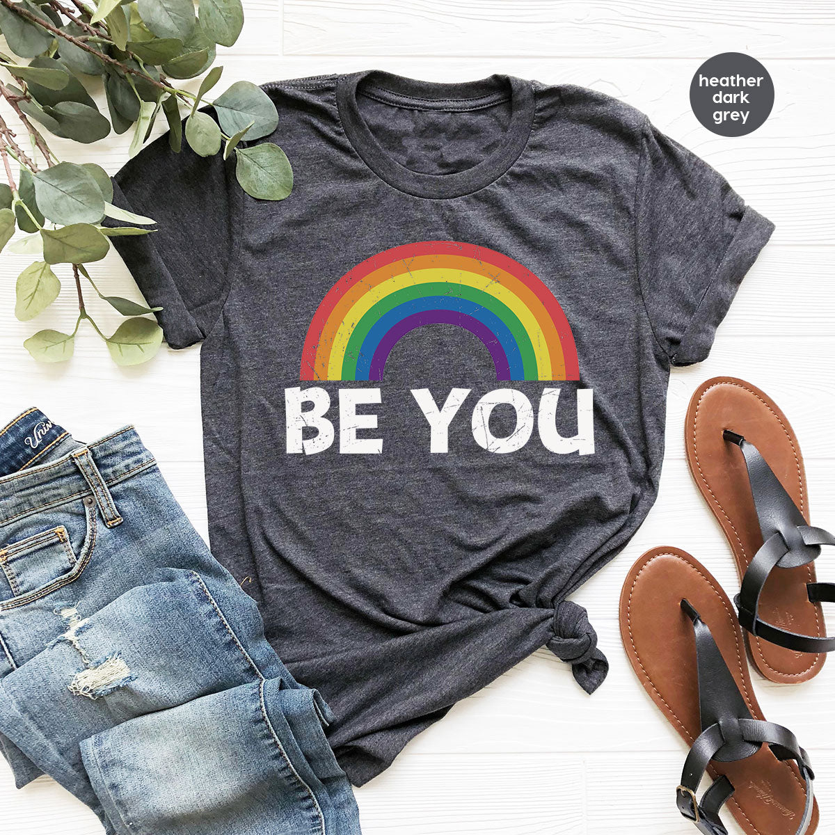 Rainbow T-Shirt, Be You Shirt, LGBT Pride Shirt, LGBT T-Shirt