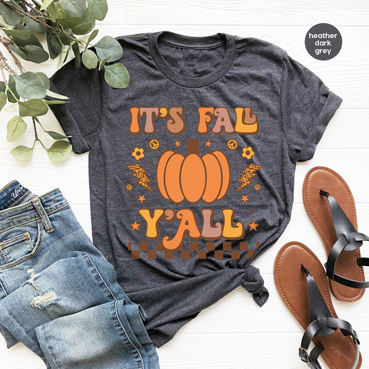 Halloween Fall Shirt, It's Y'Fall T-Shirt, Halloween Fall Hoodie, Long Sleeve and Short Sleeve Shirts