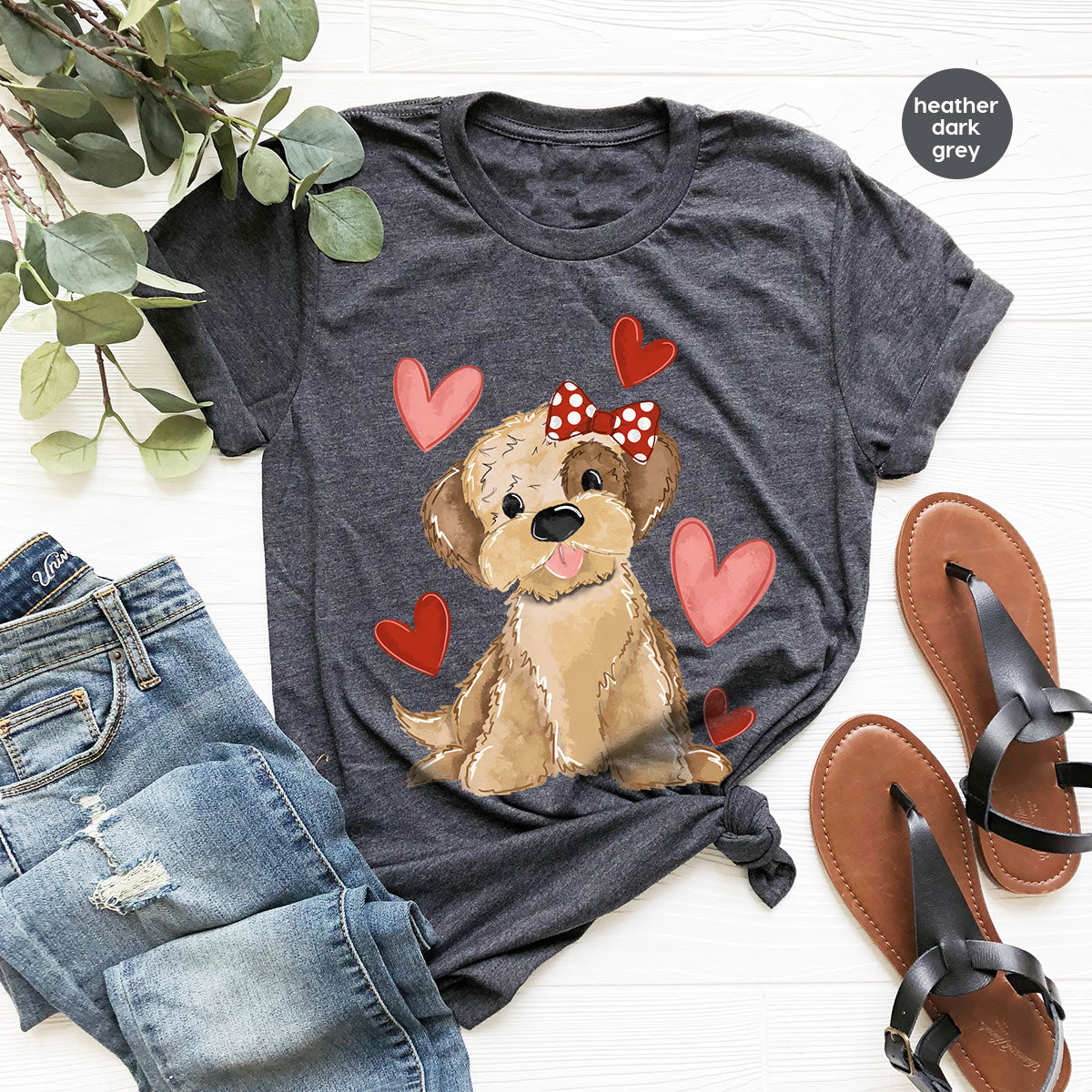 Sweet Dog Shirt, Valentine's Day Dog Lover Shirt, Pet T-Shirt, Pet Lover Tee