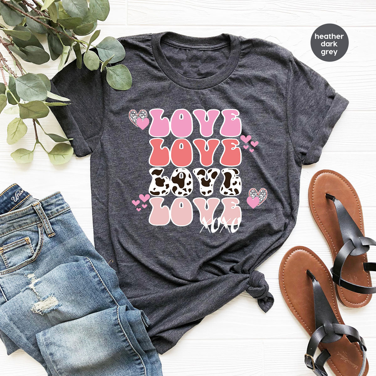 Love Shirt, Love Day T-Shirt, Valentine's Day Tee, 2023 Valentine's Day Gift