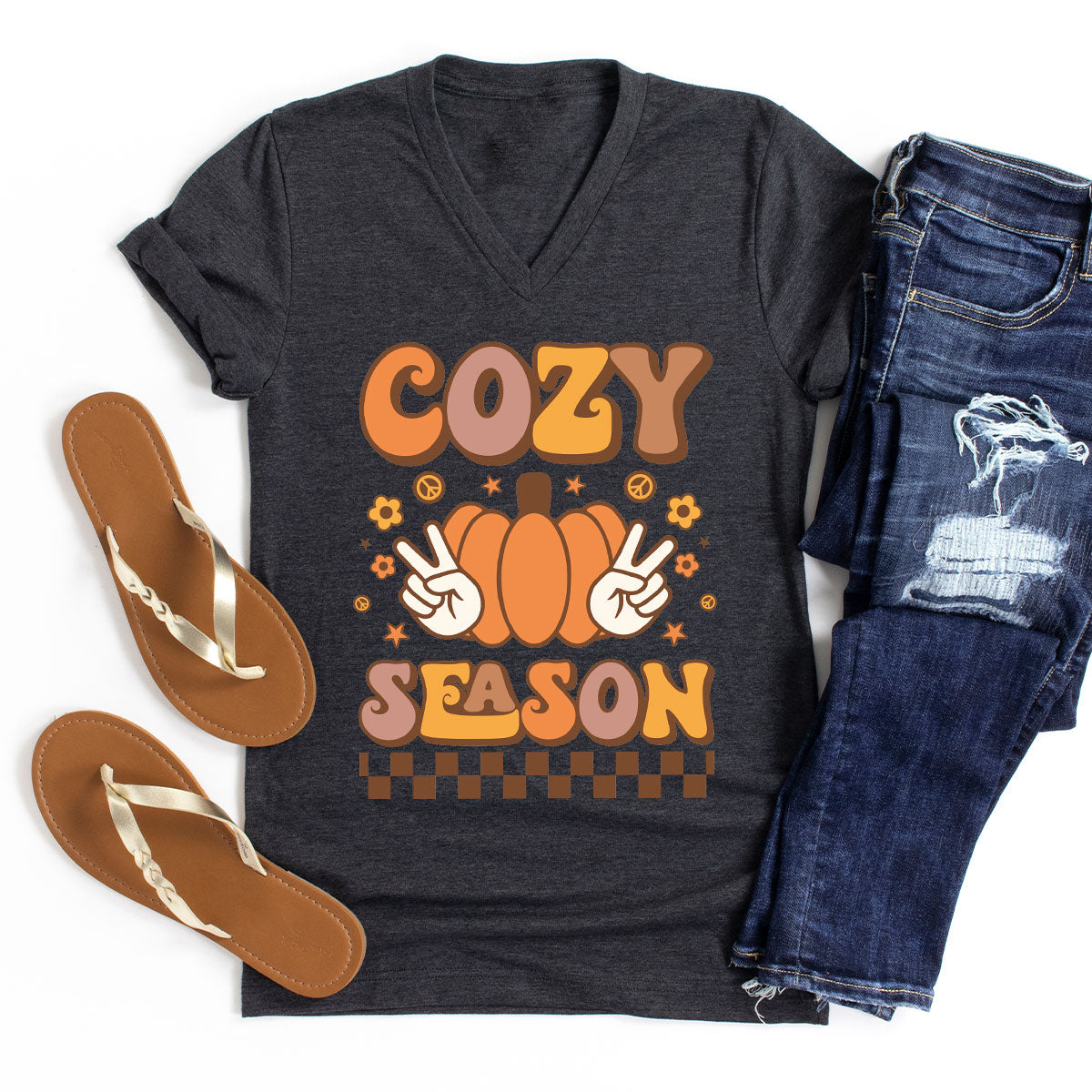 Cozy Thanksgiving Shirt, Funny Thanksgiving T-Shirt, Cozy Season Gee