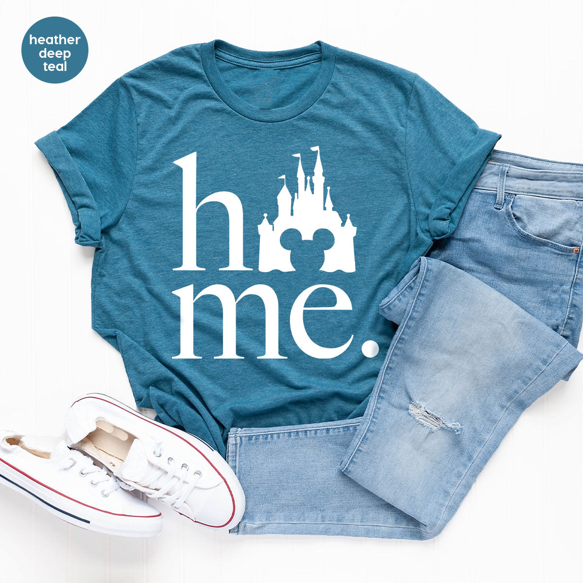 Disney Shirt, Disney Family Shirt, Disney Home Sweatshirt, Disney World Shirt, Disney Castle Graphic Tee for Kids, Disneyland Shirt