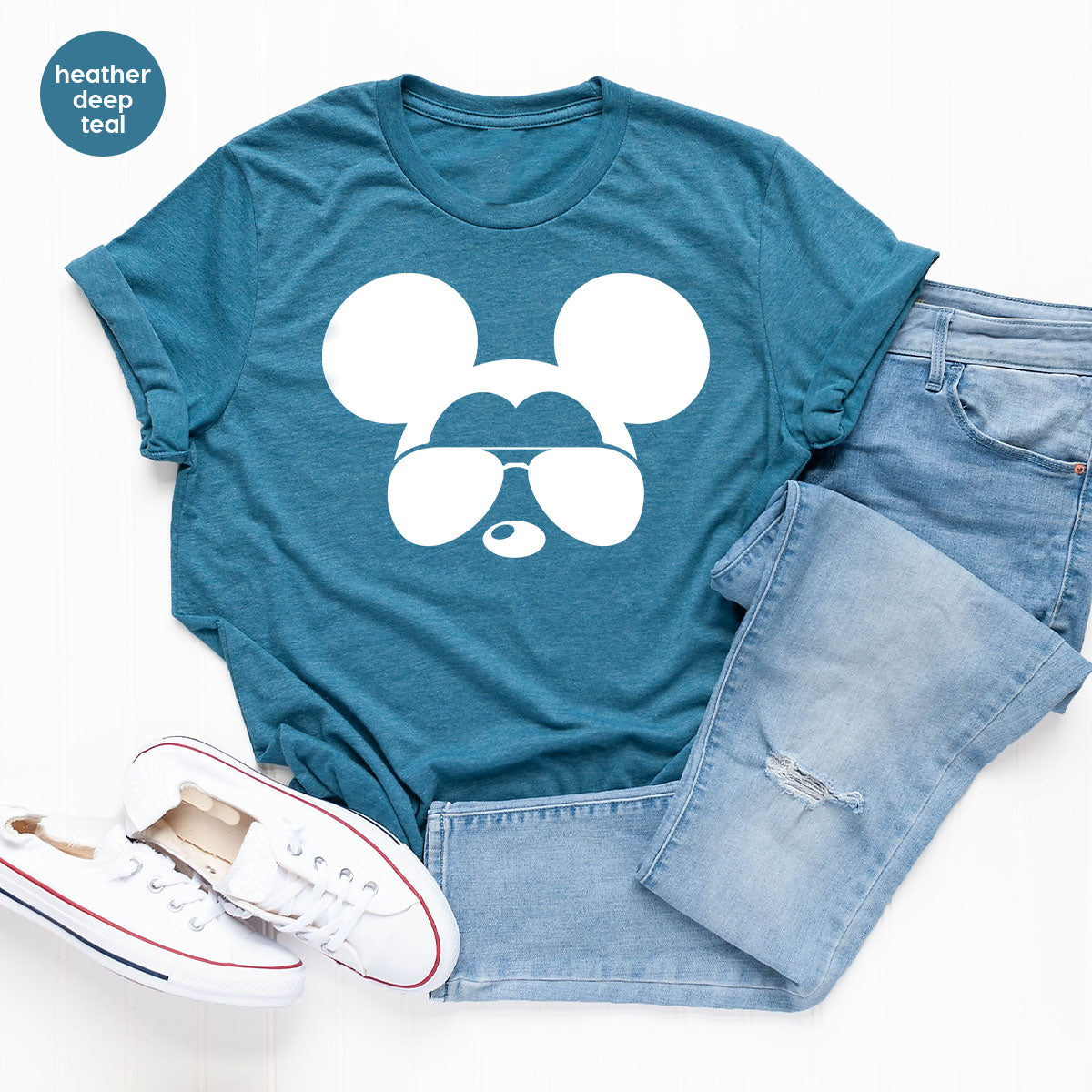 Disney Sweatshirt, Disney Mickey Graphic Tee for Kids, Disney Gift for Kids, Mickey Silhouette Unisex Shirt, Disney Family Shirt