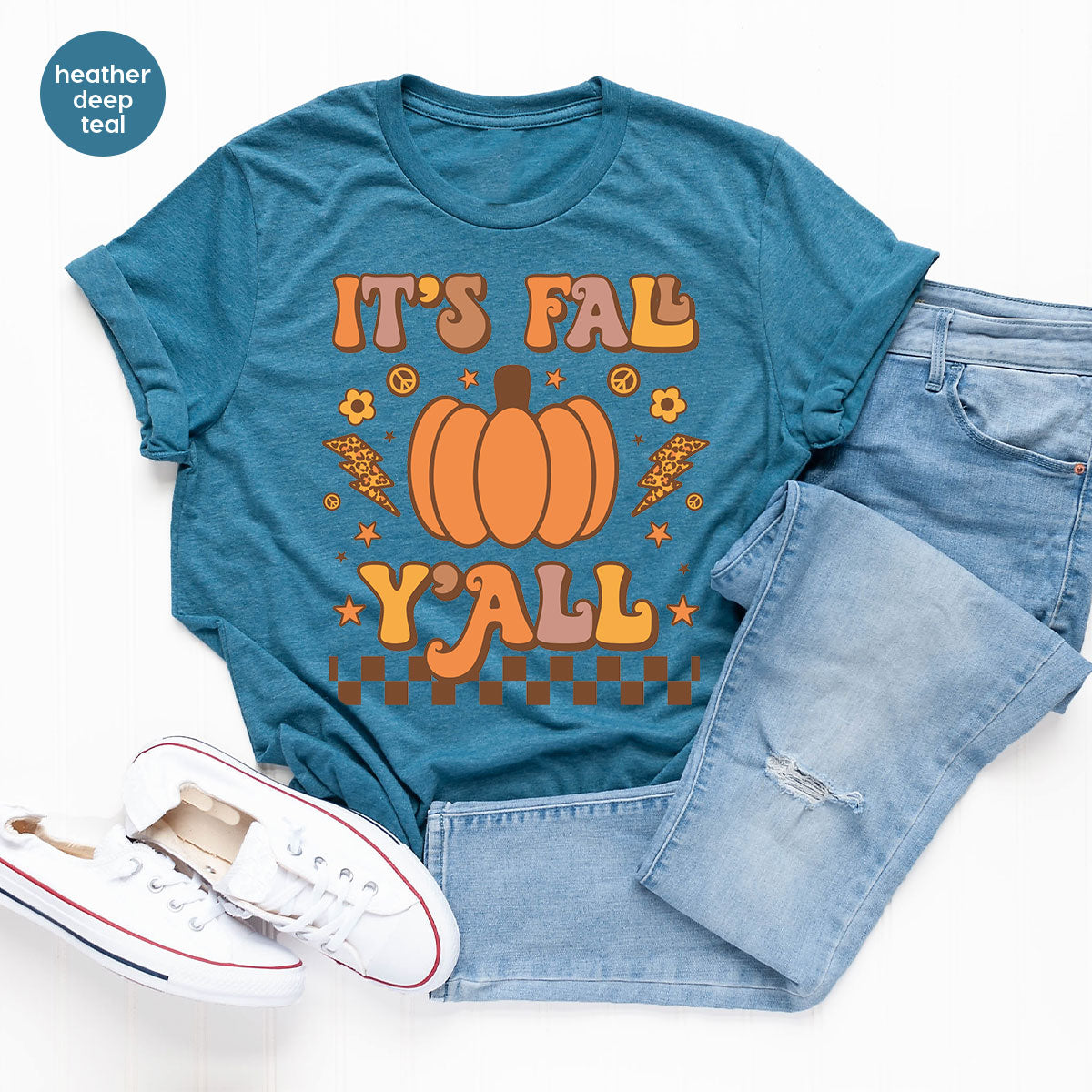 Halloween Fall Shirt, It's Y'Fall T-Shirt, Halloween Fall Hoodie, Long Sleeve and Short Sleeve Shirts