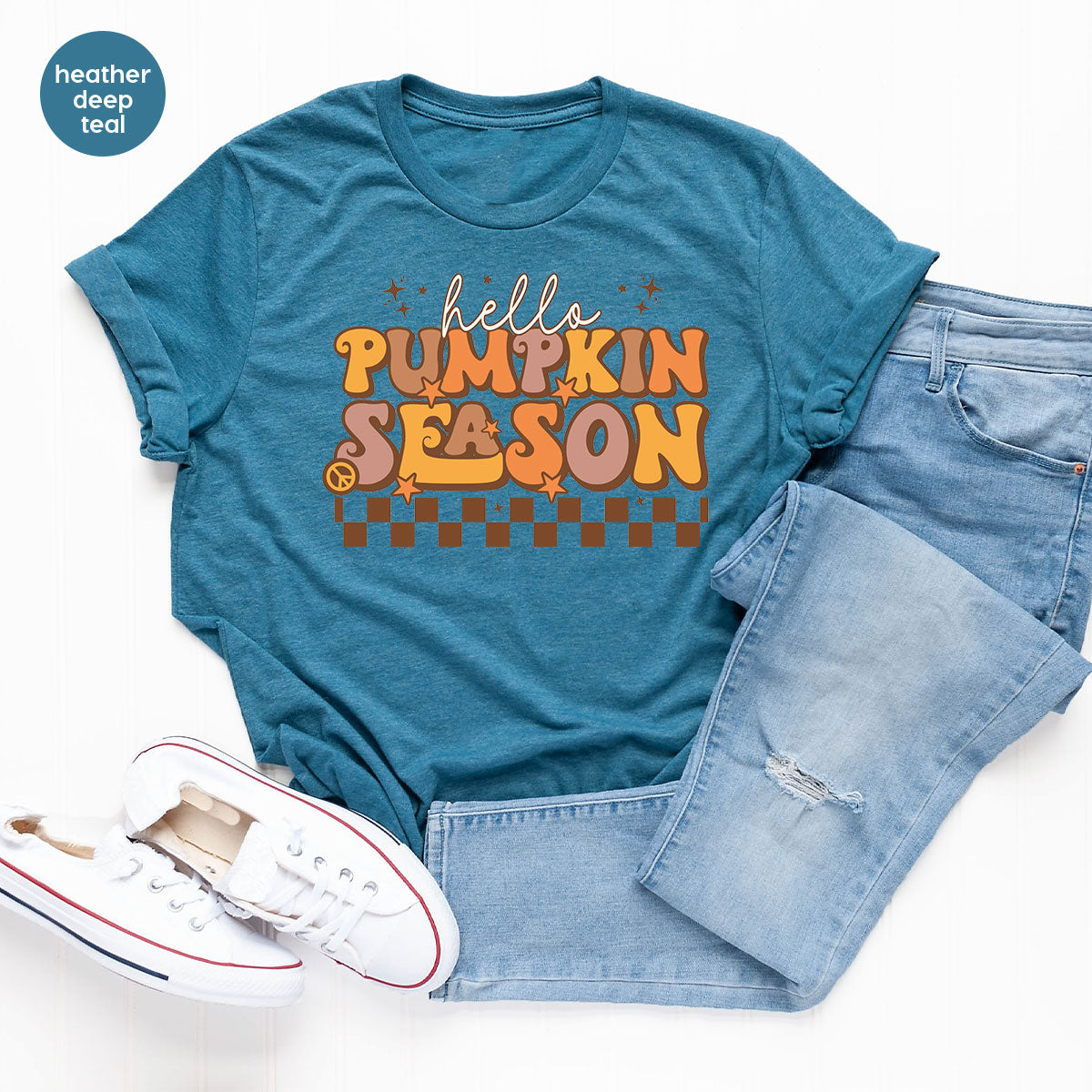 Pumpkin Season Shirt, Thanksgiving 2022 Shirt, Thanksgiving Pumpkin Design Tee