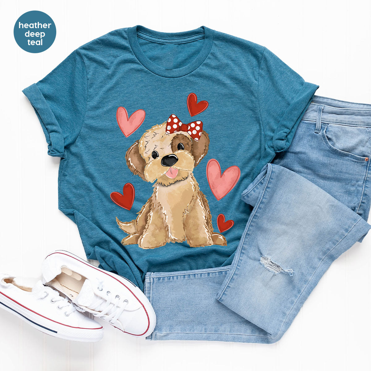 Sweet Dog Shirt, Valentine's Day Dog Lover Shirt, Pet T-Shirt, Pet Lover Tee