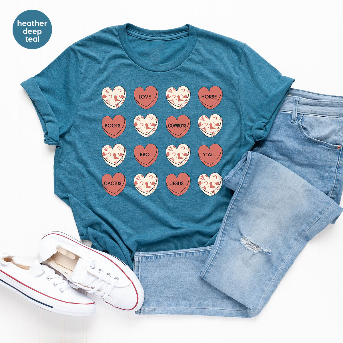 Heart Shirt, Lover Tee, Valentine's Day Heart T-Shirt, 2023 Feb 14 Shirt