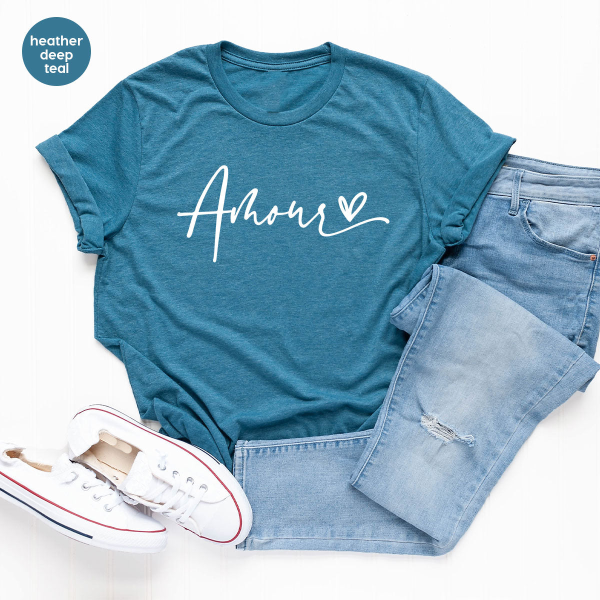 Among T-Shirt, Love Shirt, Among Heart T-Shirt, Valentine's Tee