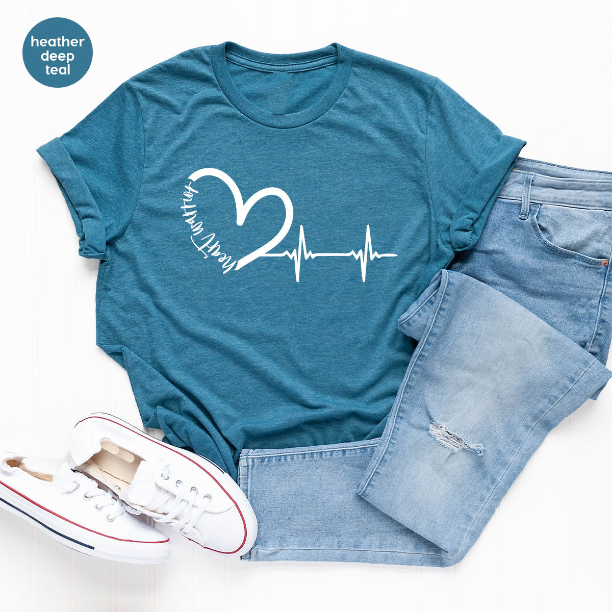 Heart Shirt, Valentine's Day T-Shirt, Valentine's Day Heart Tee