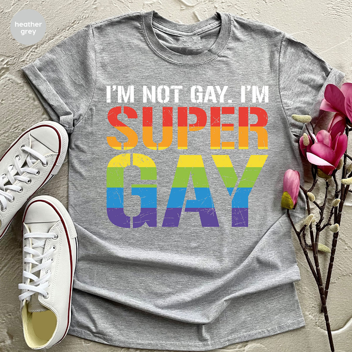 Super Gay Shirt, LGBT Power T-Shirt, Super Gay LGBT Tee