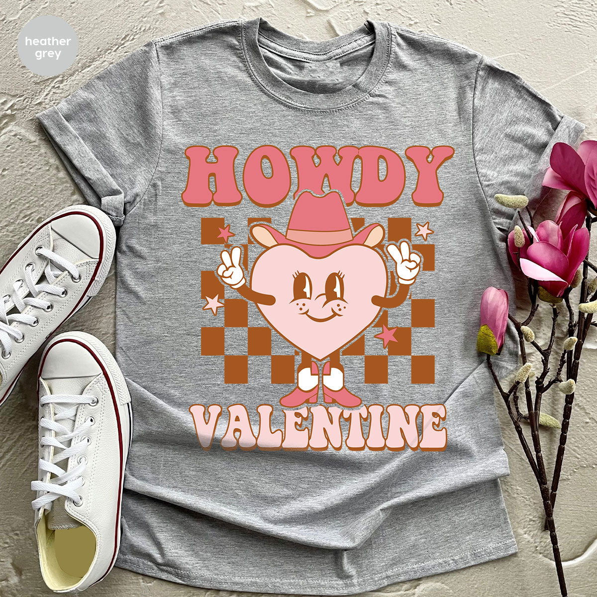 Howdy Valentine Shirt, 2023 Valentine's Day Shirt, Cute Feb 14 Tee