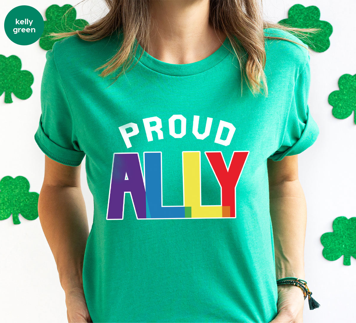 Proud Ally Shirt, LGBT Ally T-Shirt, LGBT Proud Tee