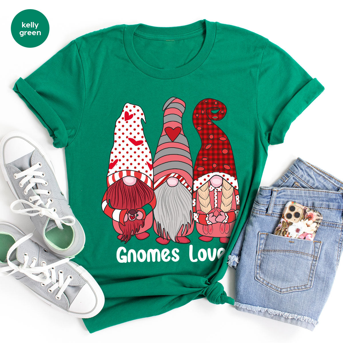 Gnomes Love Shirt, Love 4ever Shirt, Best Love T-Shirt, Valentine's Day Shirt 2023