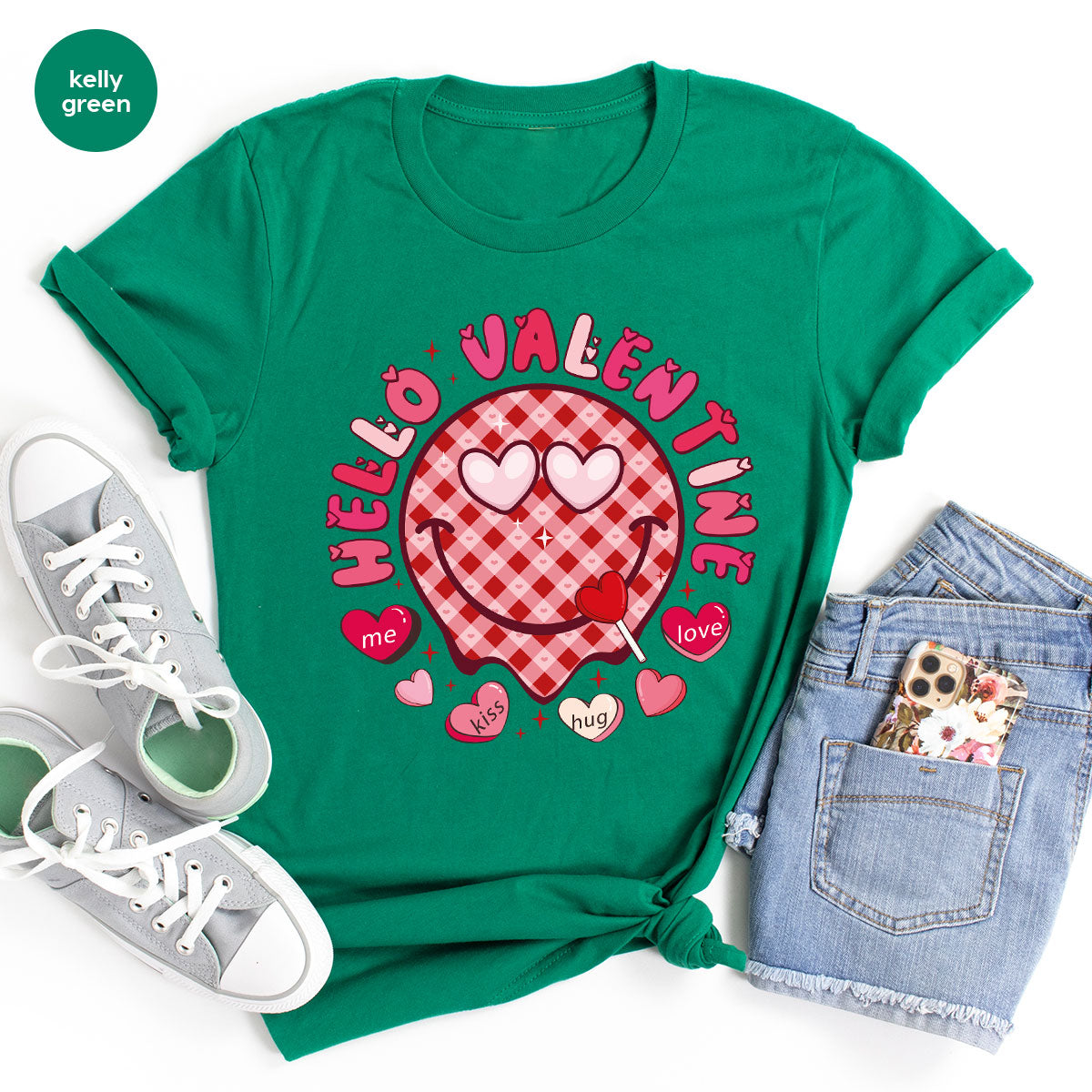 Hello Valentine Shirt, Valentine's Day Love Shirt, Gift for My Love T-Shirt