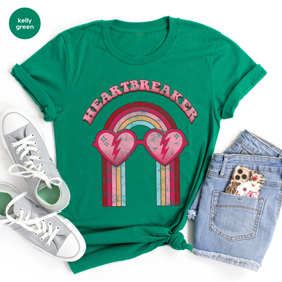 Heartbreaker Shirt, Anti Valentine's Day T-Shirt, Gift for Anti Love Shirt