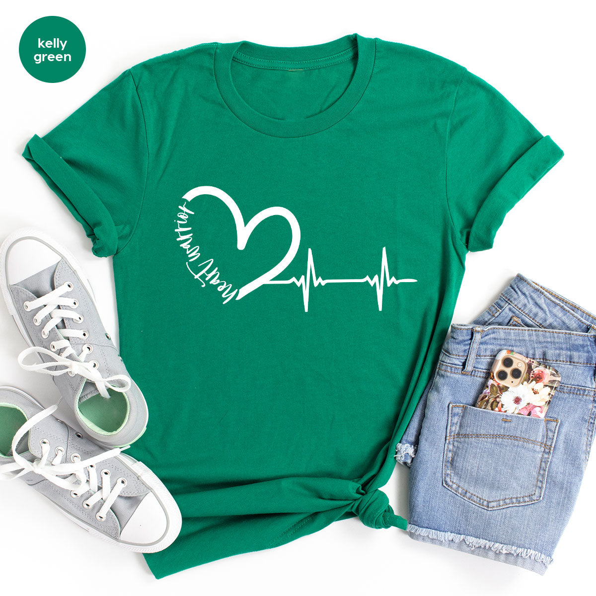 Heart Shirt, Valentine's Day T-Shirt, Valentine's Day Heart Tee