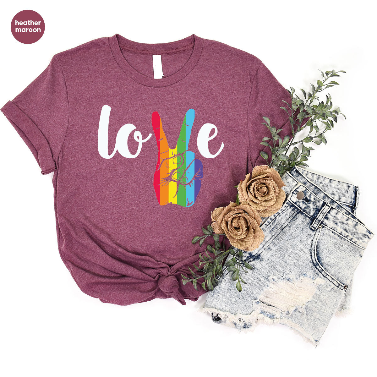 LGBT Love Shirt, LGBT Victory T-Shirt, Pride Tee, LGBT Glory Tee