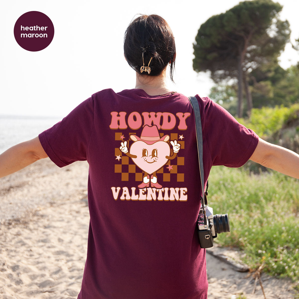 Howdy Valentine Shirt, 2023 Valentine's Day Shirt, Cute Feb 14 Tee