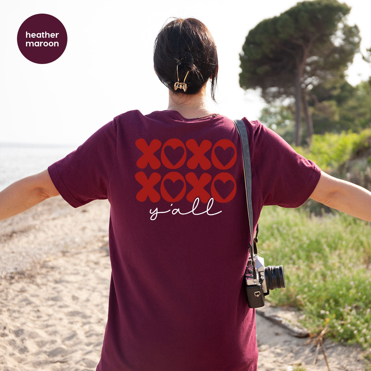 XOXO Shirt, Love Shirt, Valentine's Day T-Shirt, Couple Match Shirt