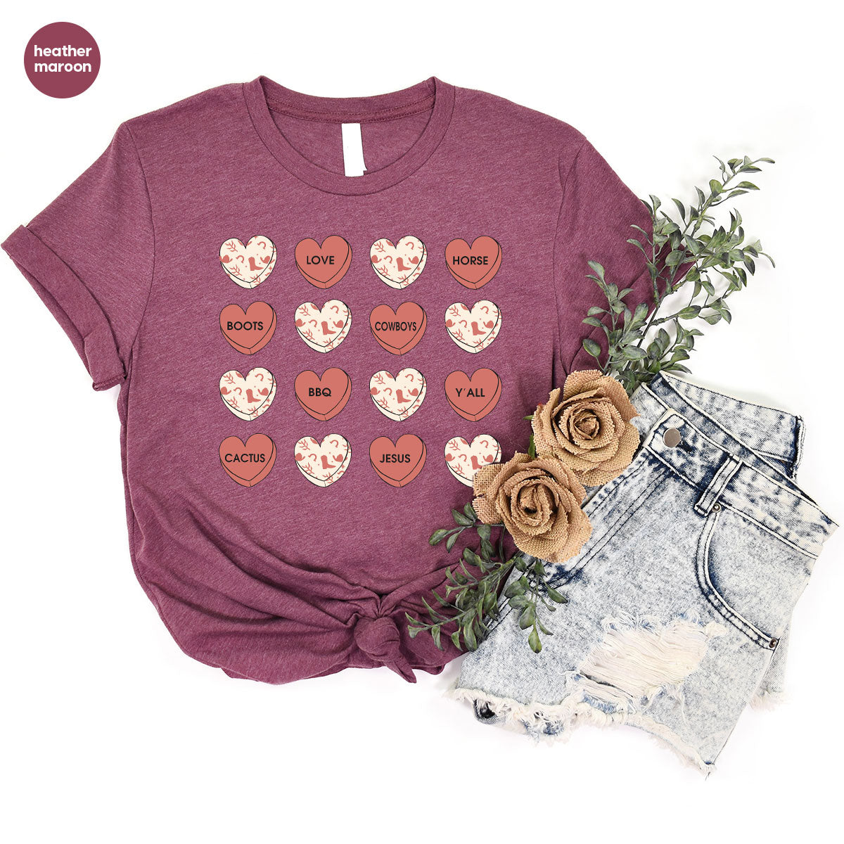 Heart Shirt, Lover Tee, Valentine's Day Heart T-Shirt, 2023 Feb 14 Shirt