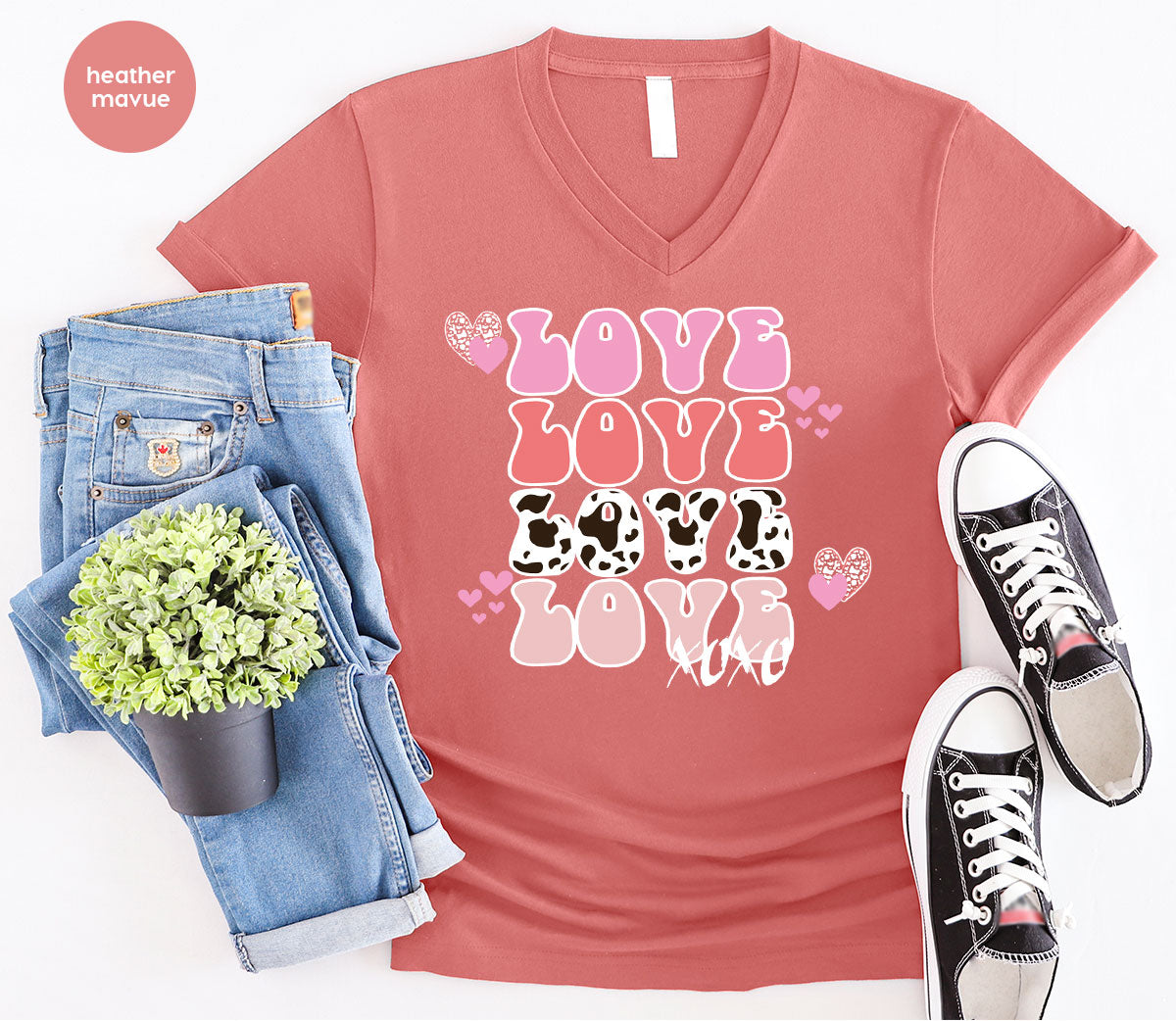 Love Shirt, Love Day T-Shirt, Valentine's Day Tee, 2023 Valentine's Day Gift