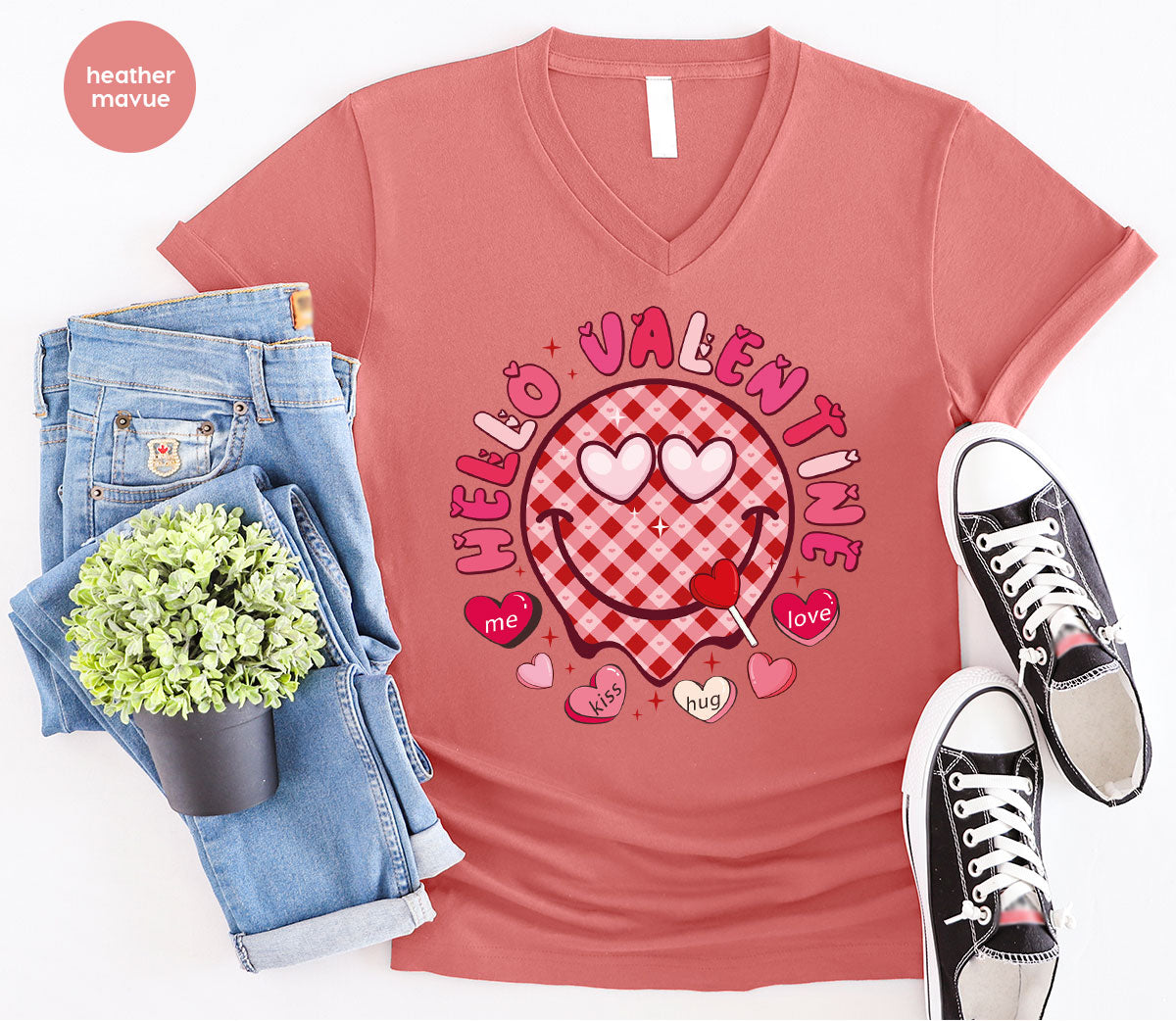 Hello Valentine Shirt, Valentine's Day Love Shirt, Gift for My Love T-Shirt