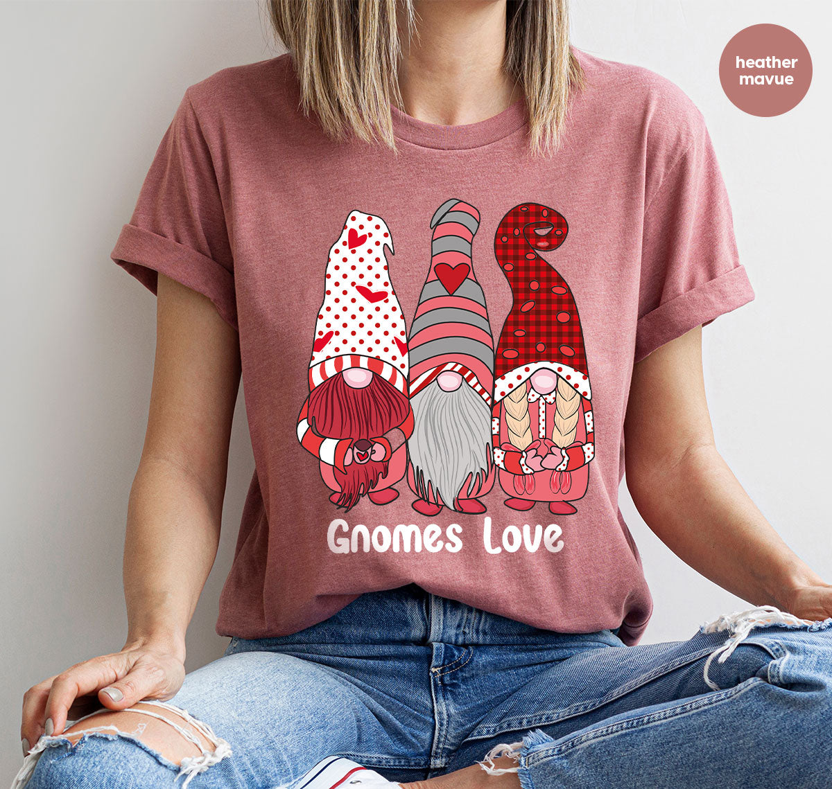 Gnomes Love Shirt, Love 4ever Shirt, Best Love T-Shirt, Valentine's Day Shirt 2023