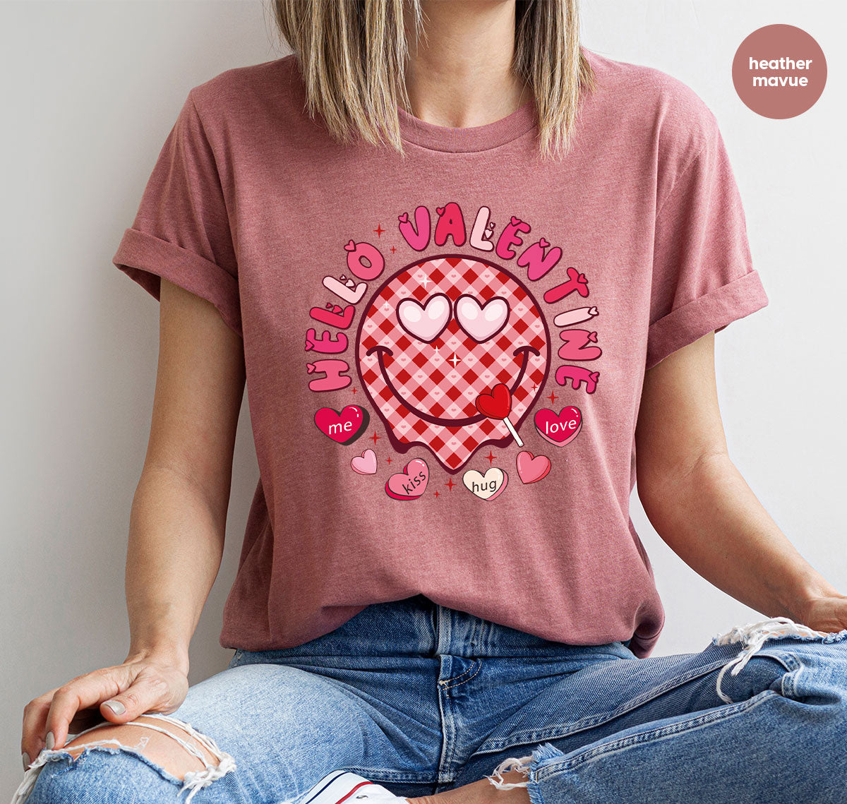 Hello Valentine Shirt, Valentine's Day Love Shirt, Gift for My Love T-Shirt