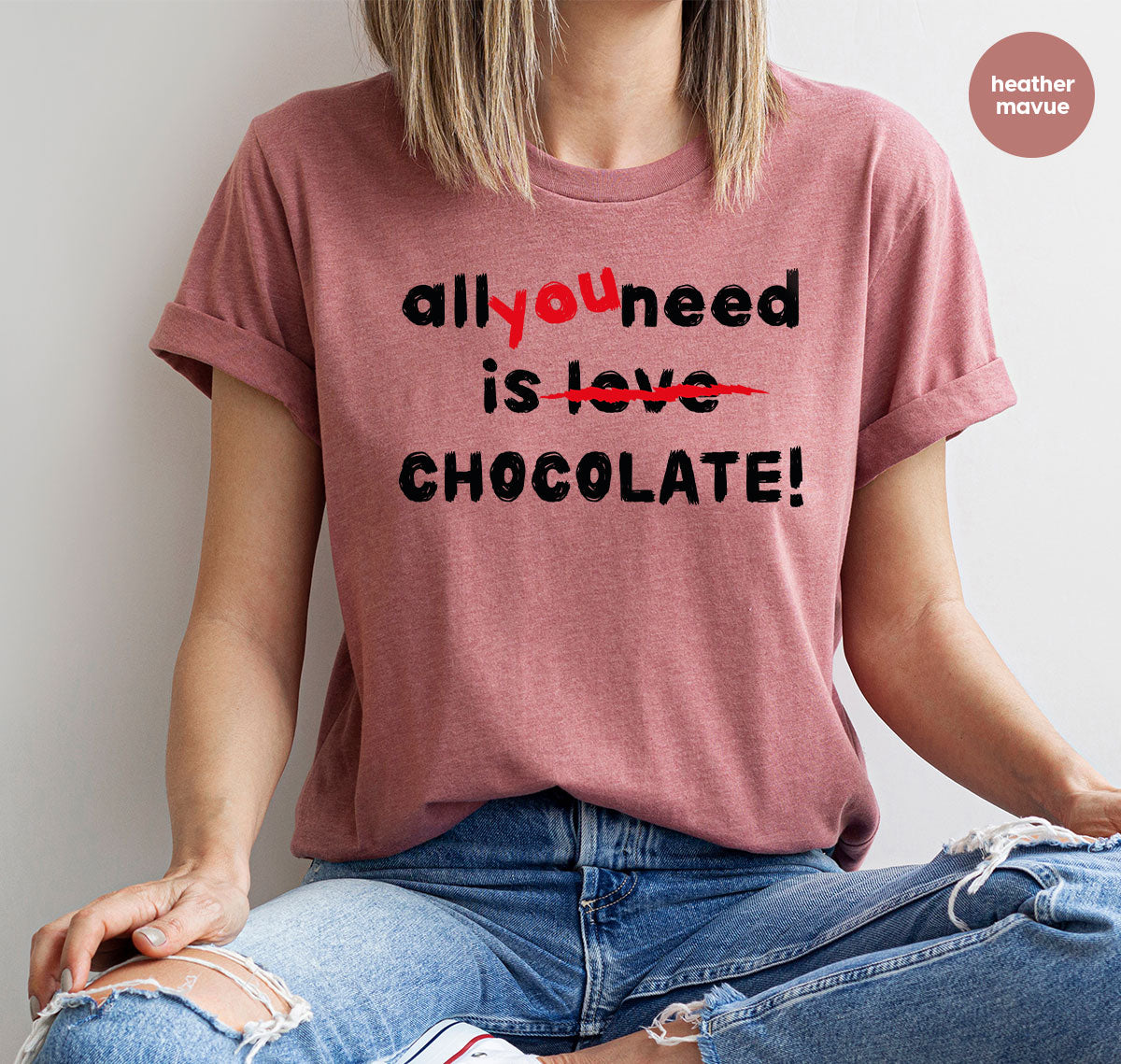 Anti Love Shirt, Chocolate T-Shirt, Anti Valentine's Day T-Shirt