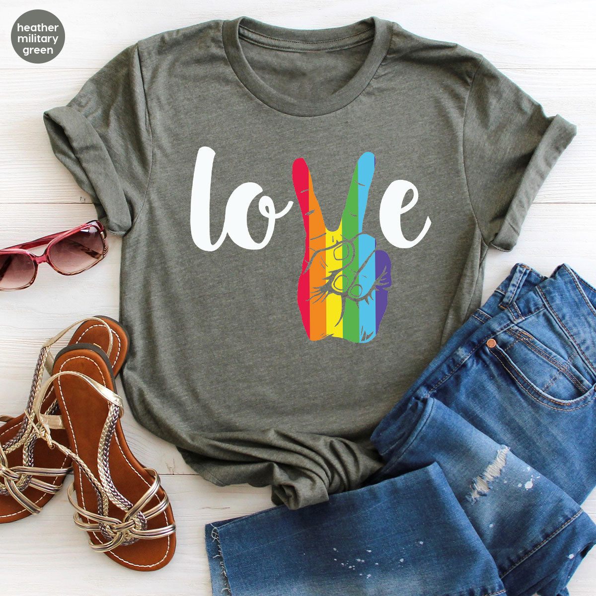 LGBT Love Shirt, LGBT Victory T-Shirt, Pride Tee, LGBT Glory Tee