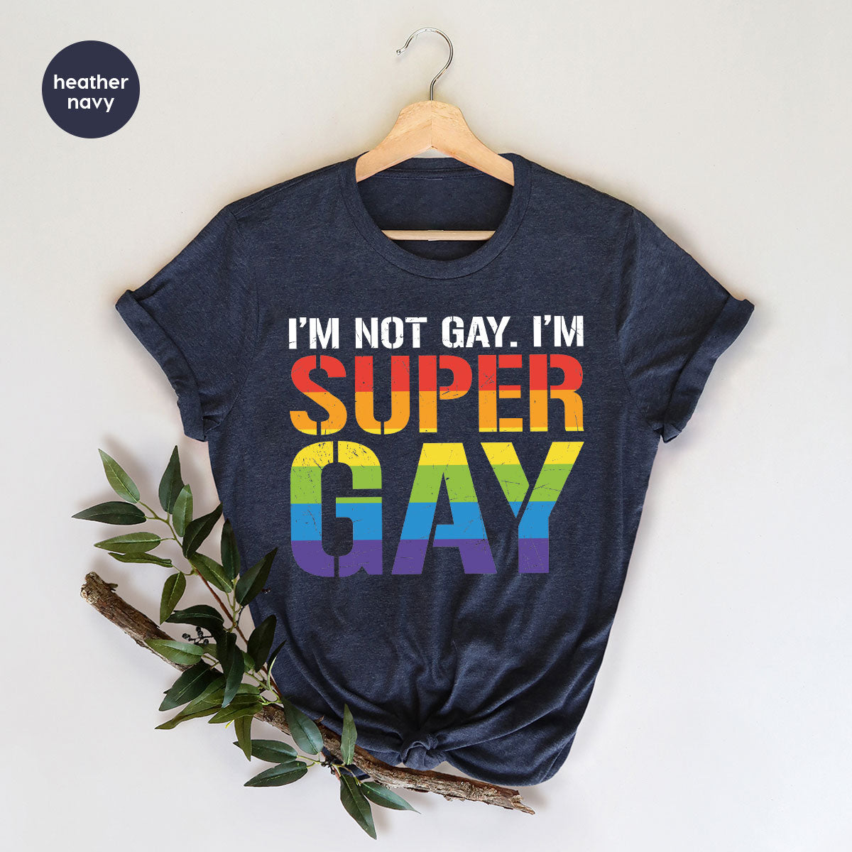 Super Gay Shirt, LGBT Power T-Shirt, Super Gay LGBT Tee