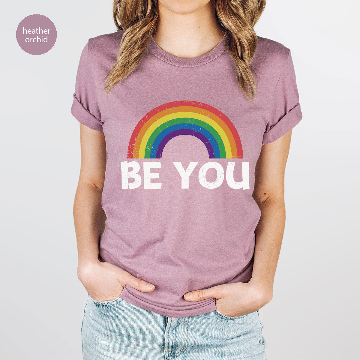 Rainbow T-Shirt, Be You Shirt, LGBT Pride Shirt, LGBT T-Shirt