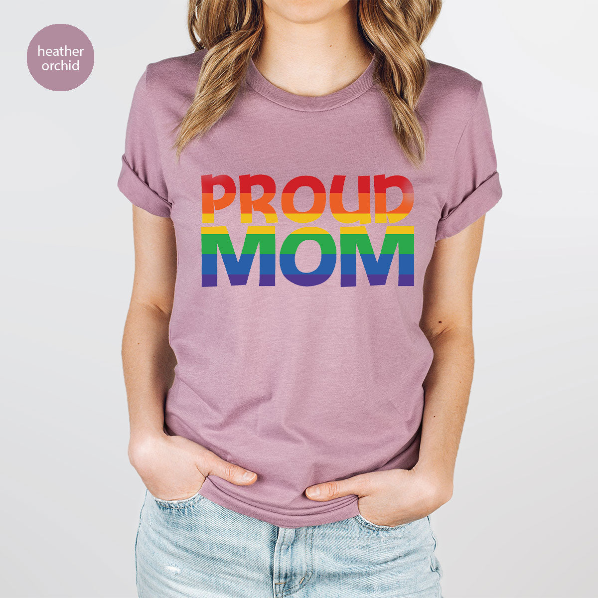 Proud Mom Shirt, LGBT Mom T-Shirt, LGBT Proud Tee