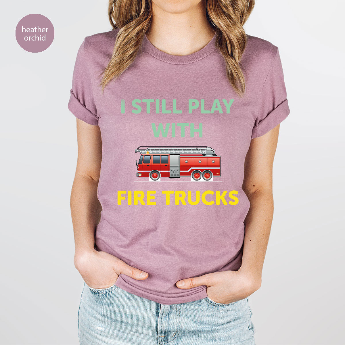 Fire Truck Shirt, Funny Fire Fighter T-Shirt, Fireman Tee