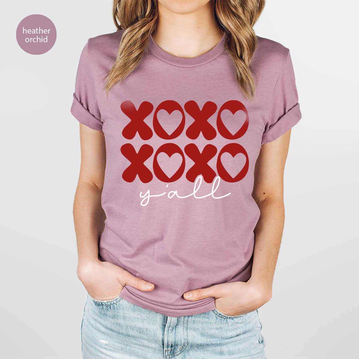 XOXO Shirt, Love Shirt, Valentine's Day T-Shirt, Couple Match Shirt