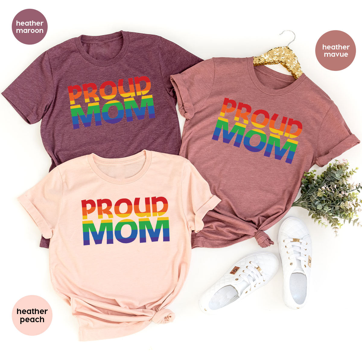 Proud Mom Shirt, LGBT Mom T-Shirt, LGBT Proud Tee