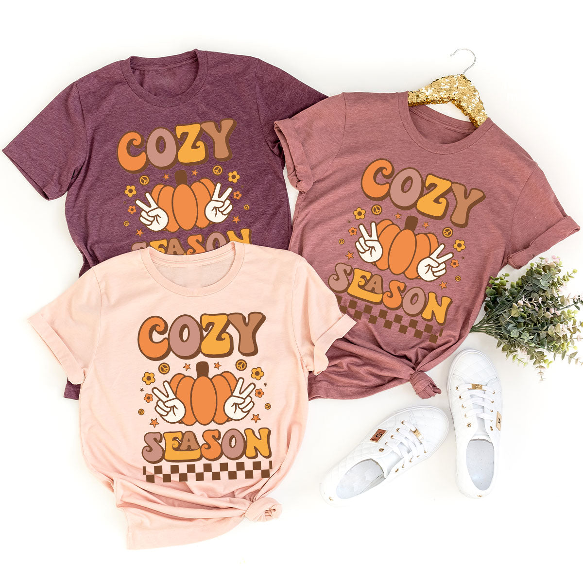 Cozy Thanksgiving Shirt, Funny Thanksgiving T-Shirt, Cozy Season Gee