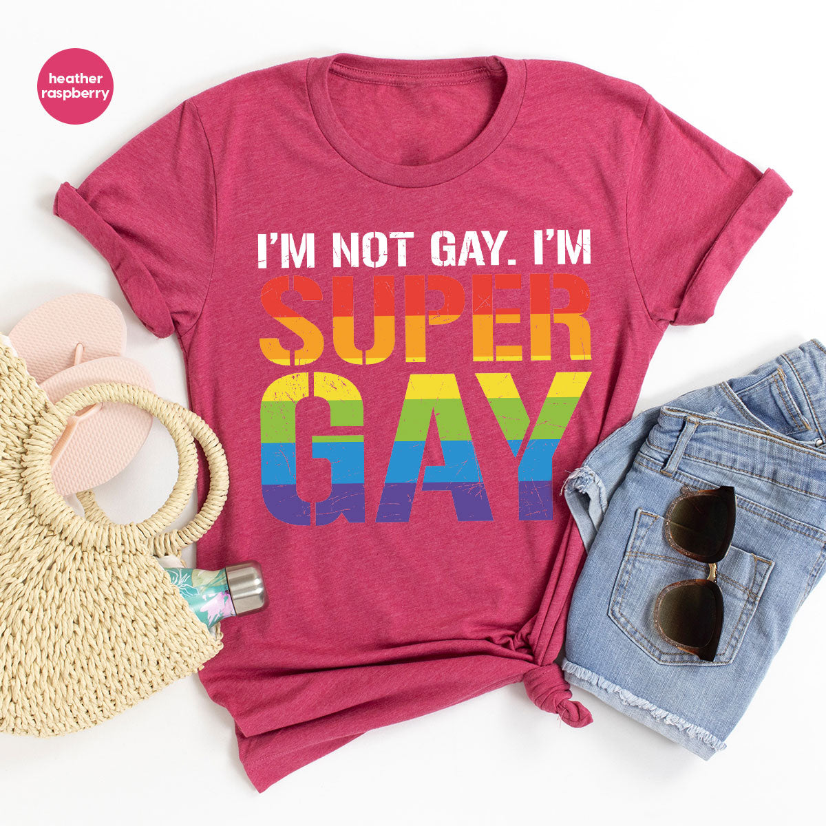 Super Gay Shirt, LGBT Power T-Shirt, Super Gay LGBT Tee