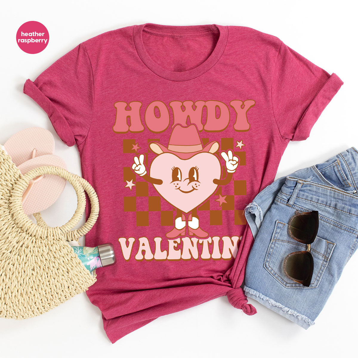 Howdy Valentine Shirt, 2023 Valentine's Day Shirt, Cute Feb 14 Tee