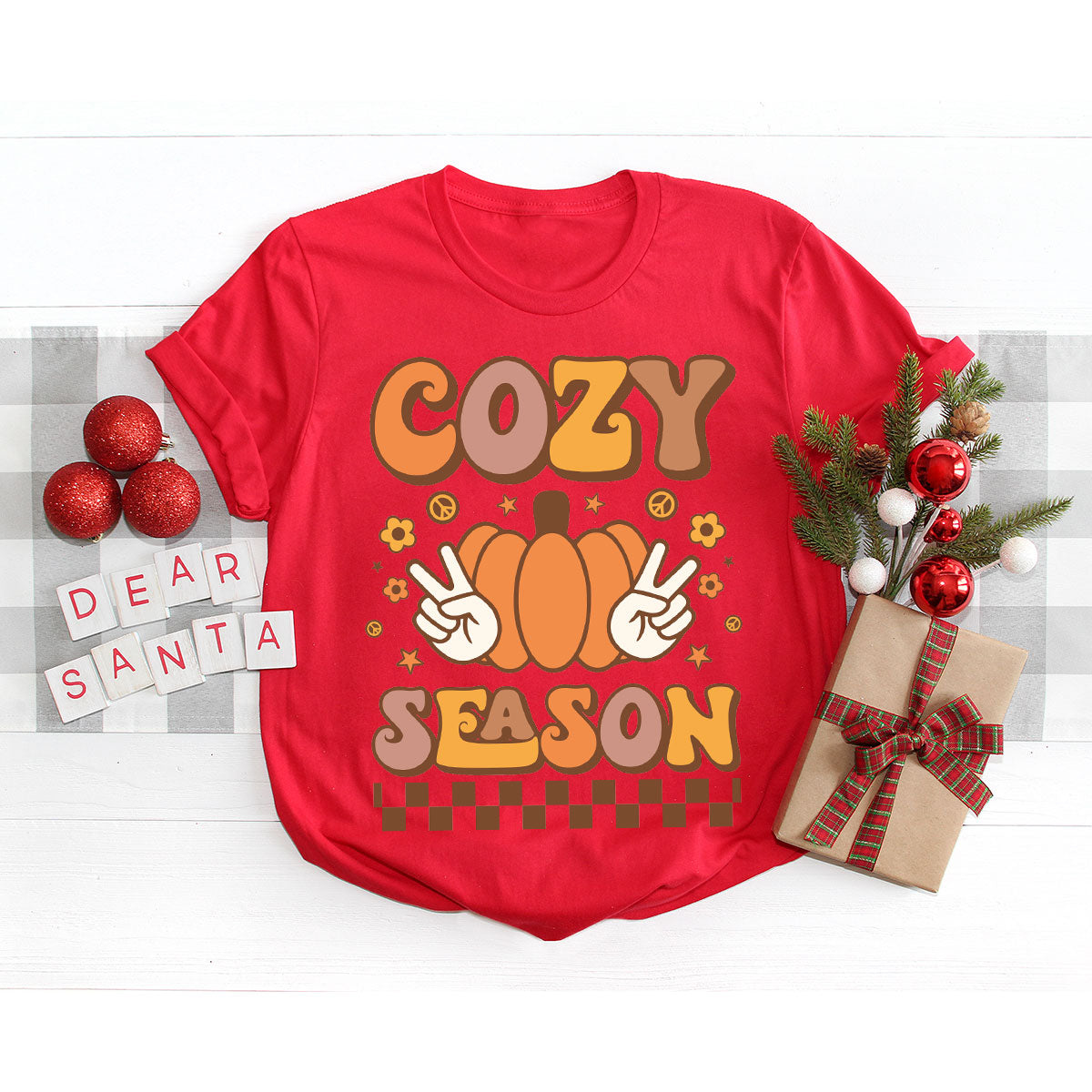 Cozy Thanksgiving Shirt, Funny Thanksgiving T-Shirt, Cozy Season Gee