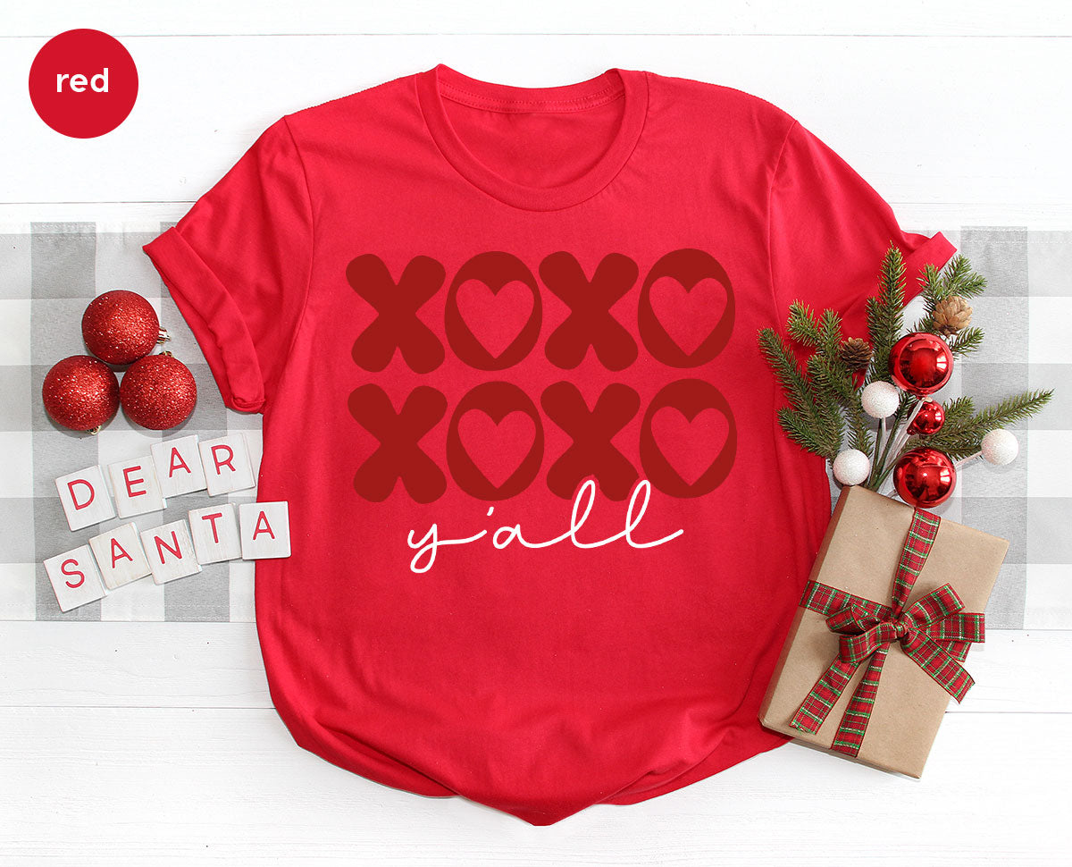 XOXO Shirt, Love Shirt, Valentine's Day T-Shirt, Couple Match Shirt